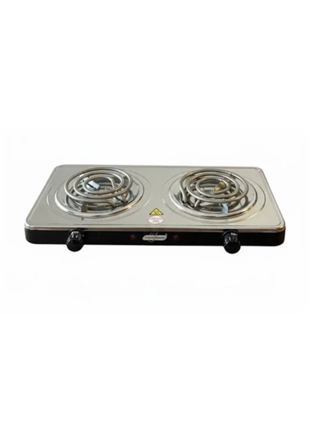 Jessav Double Burner Electric Hot Plate, 2000W